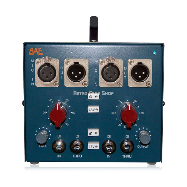 BAE 1073 Dual DMP Desktop Portable Dual Mic Preamplifier New in-stock