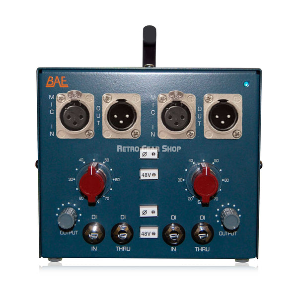 BAE 1073 Dual DMP Desktop Portable Dual Mic Preamplifier