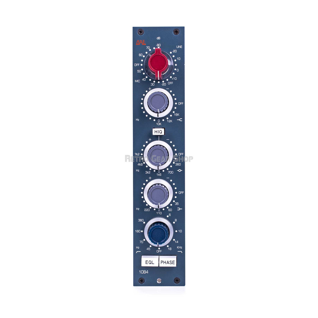 BAE 1084 Microphone Preamp & EQ 80 Series Module