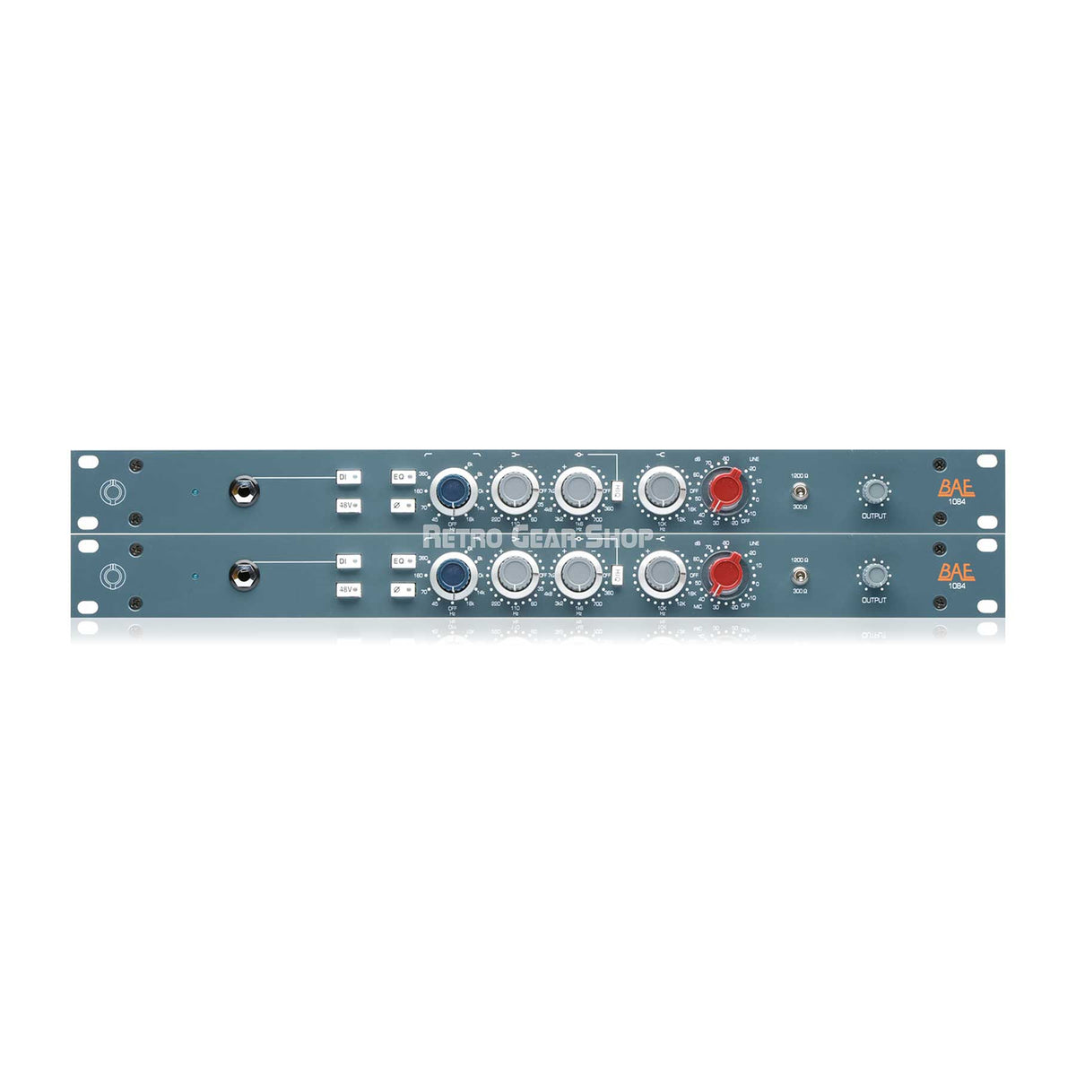 BAE 1084 Pair + PSU Rackmount Microphone Preamp & EQ– Retro Gear Shop
