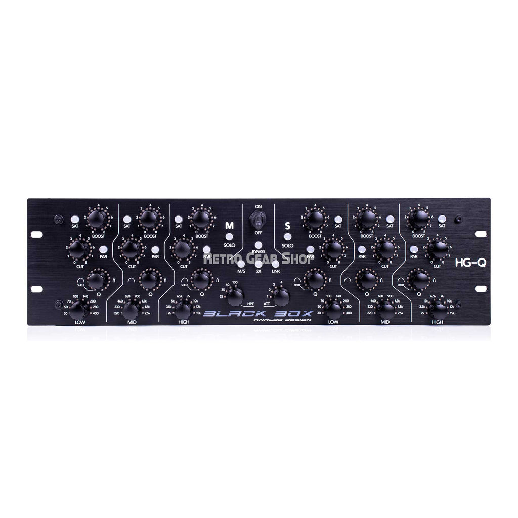 Black Box Analog Design HG-Q Tube-driven EQ and Saturator with Digital Plugin Control