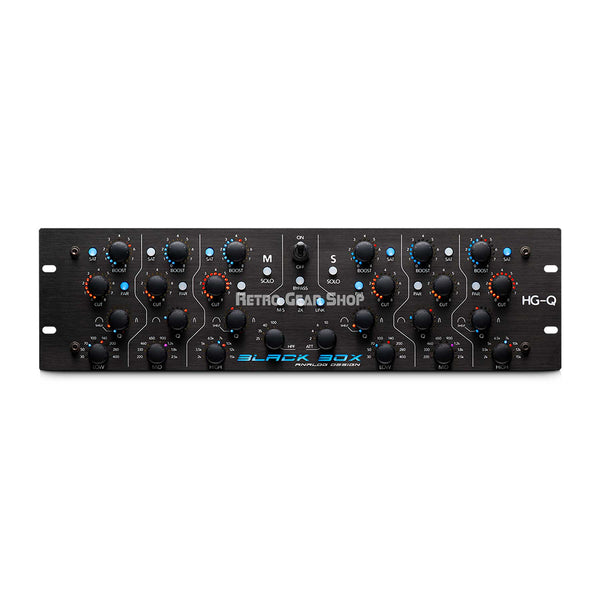 Black Box Analog Design HG-Q Tube-driven EQ and Saturator with Digital Plugin Control