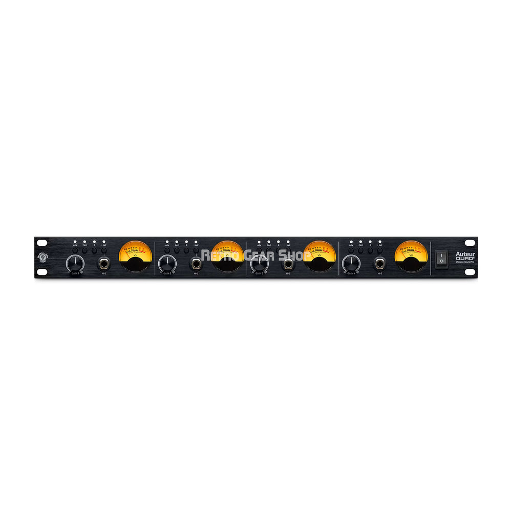 Black Lion Audio Auteur Quad² 4-channel Auteur Mic/line/DI Preamp with 4 Cinemag Transformers