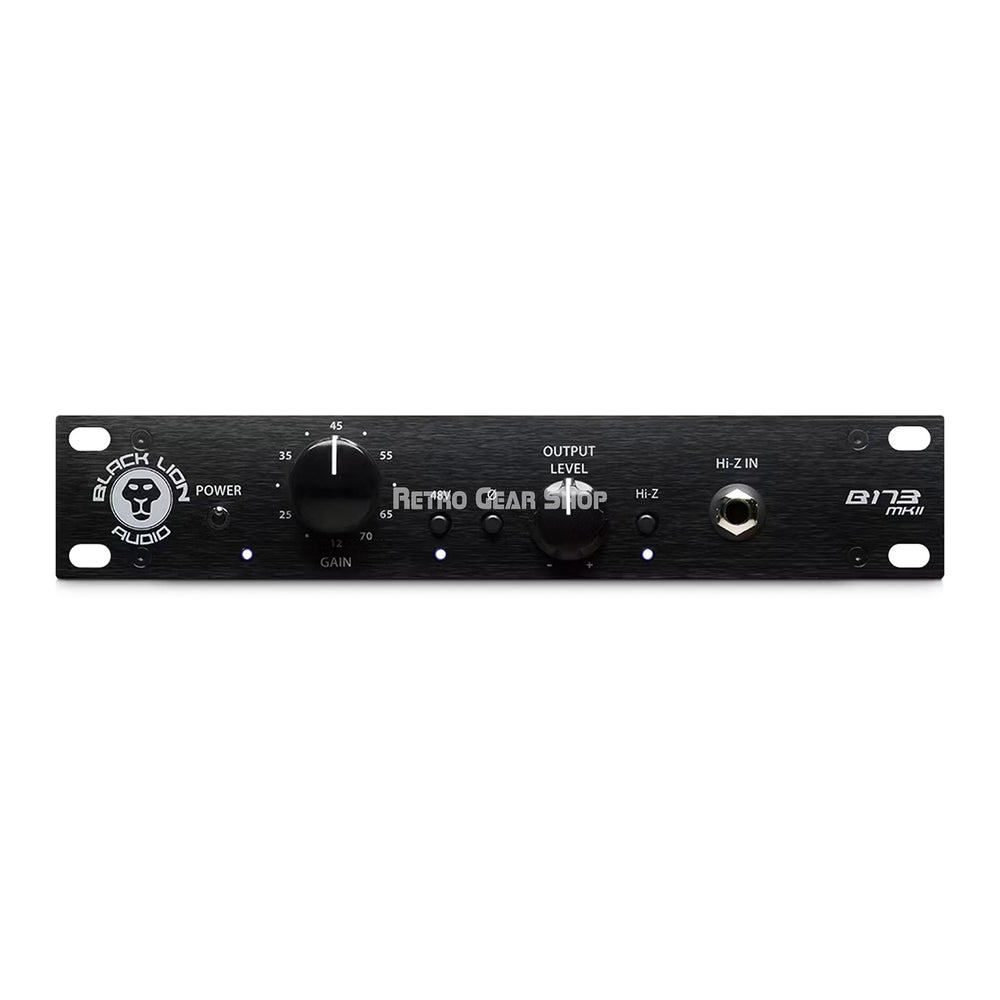 Black Lion Audio B173 mkII Single-channel British-style Mic/DI Preamp with Cinemag Transformer