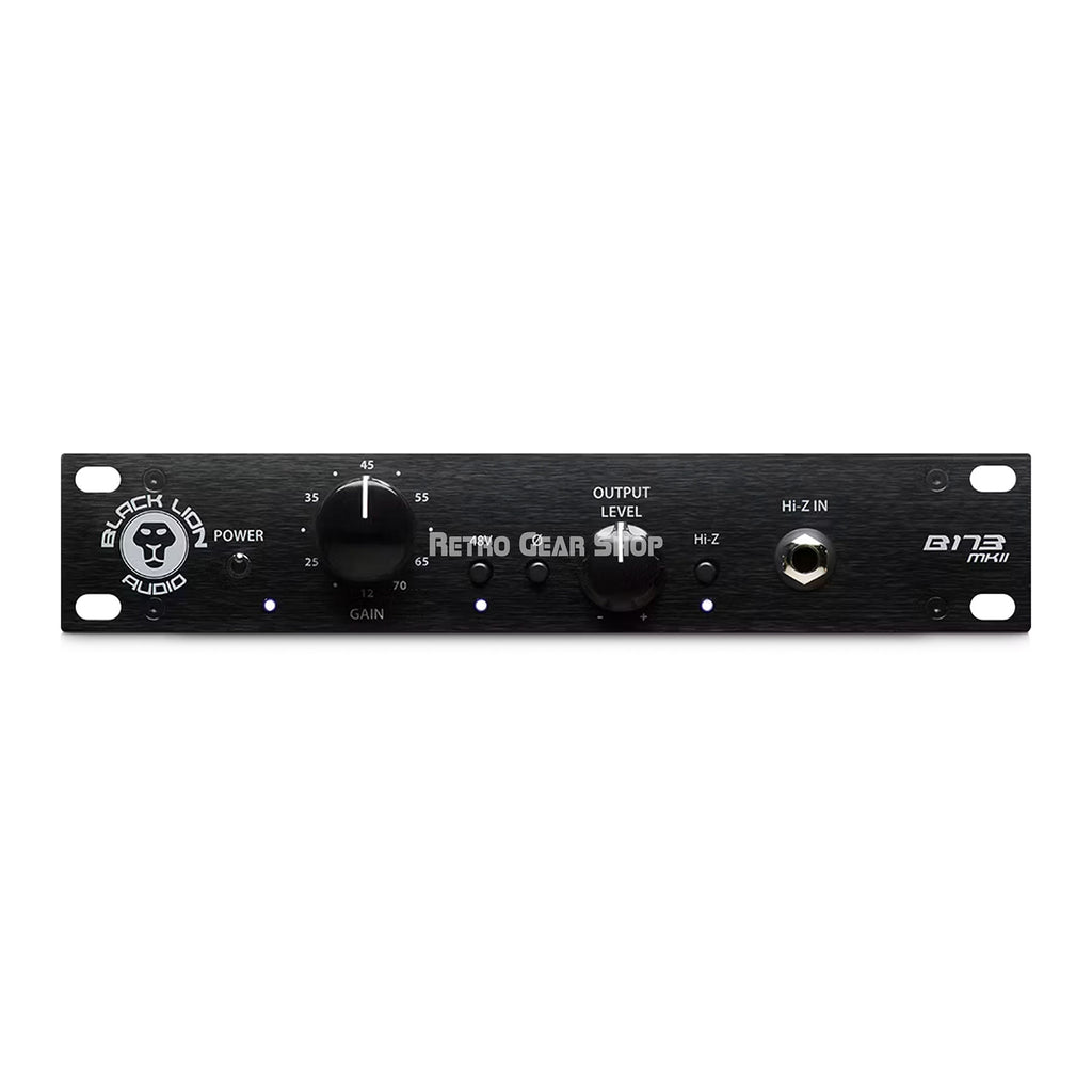 Black Lion Audio B173 mkII Single-channel British-style Mic/DI Preamp with Cinemag Transformer