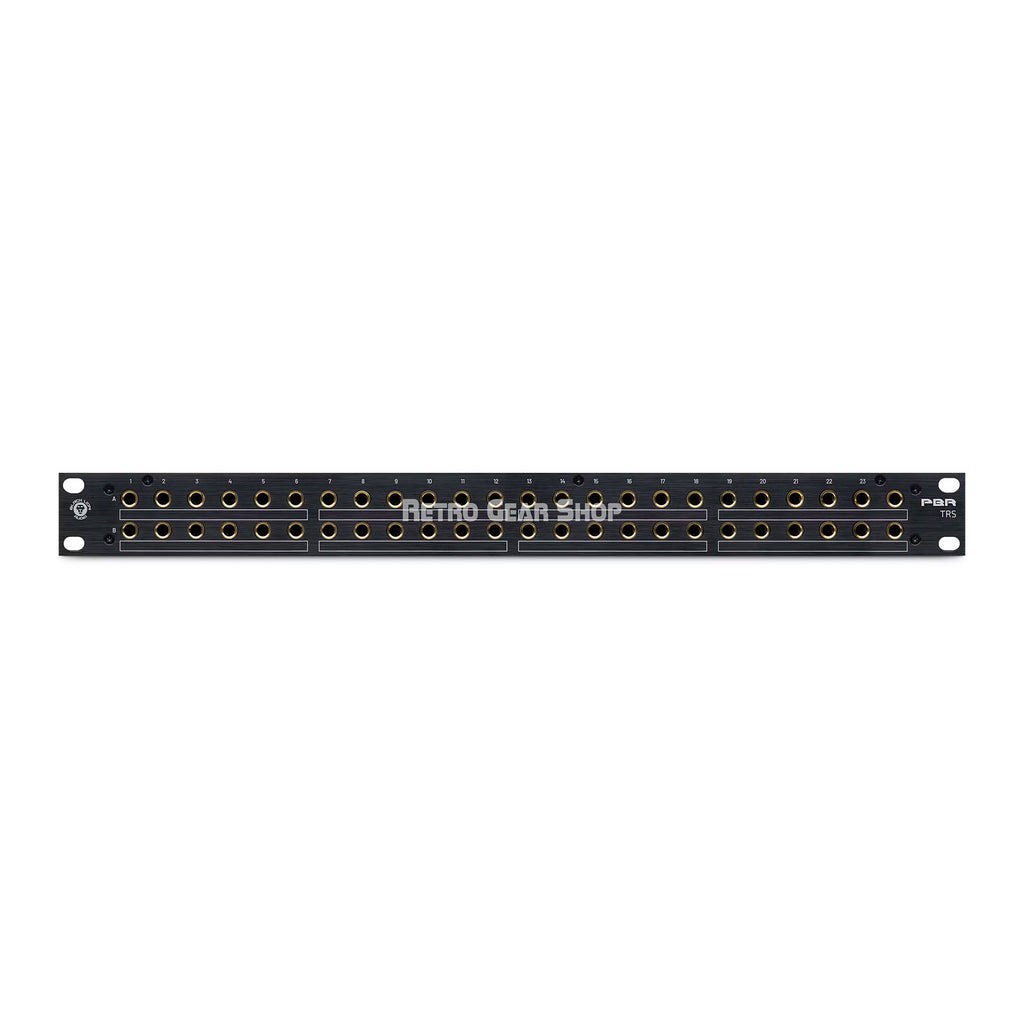 Black Lion Audio PBR TRS 48-Point Gold-Plated TRS Patchbay