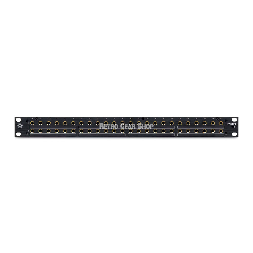 Black Lion Audio PBR TRS³ 48-Point Gold-Plated TRS Patchbay with 3-way Switching