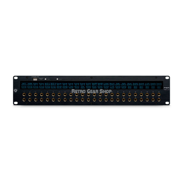 Black Lion PBR TRS3 LIT 48-Point Gold-Plated TRS Patchbay