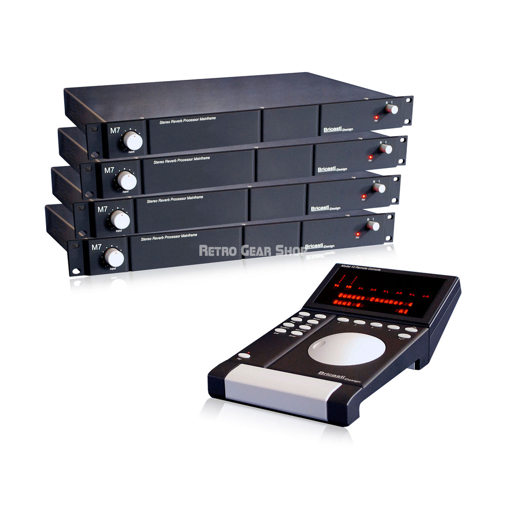 Bricasti Design System 4 M10 and 4 M7M Reverb Processors