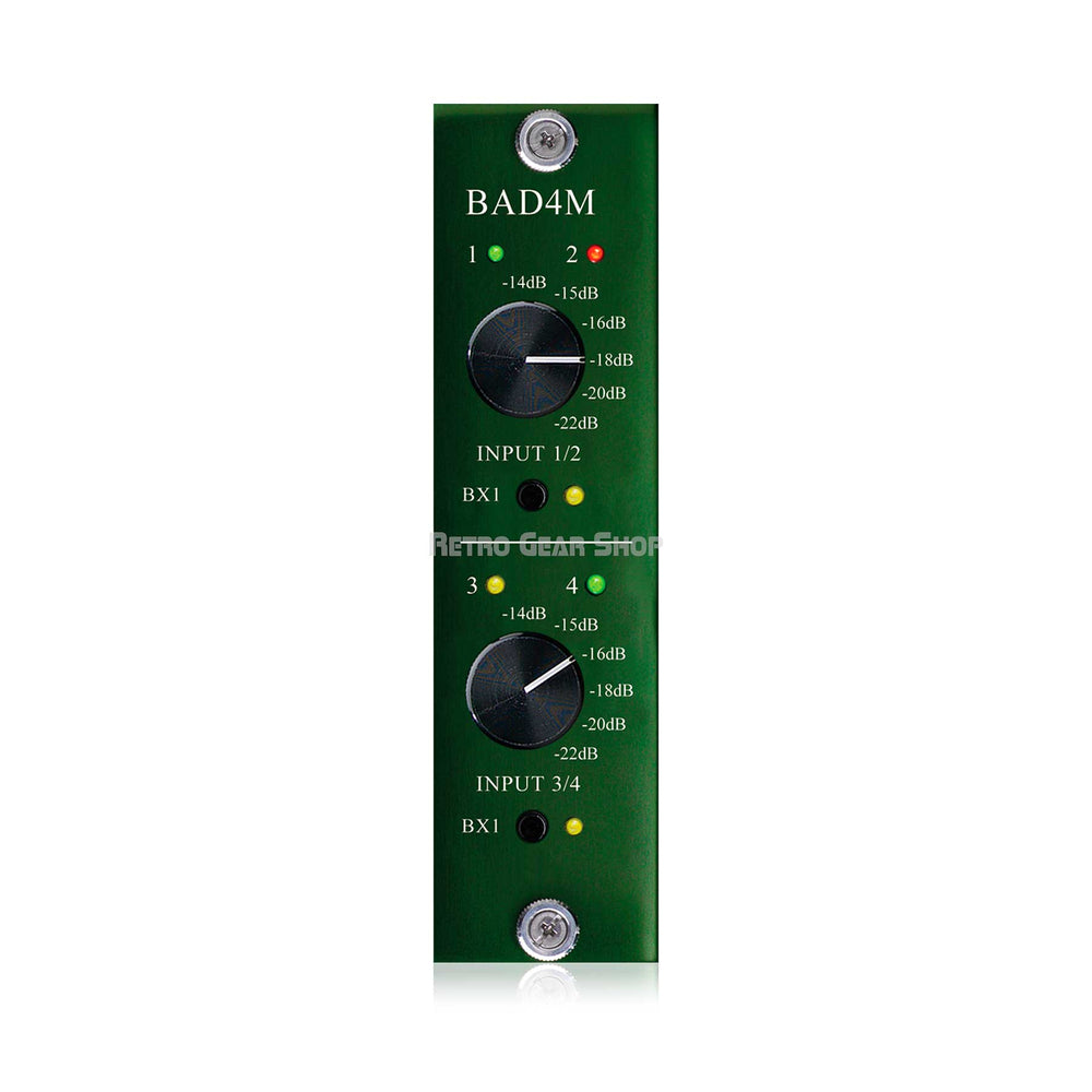 Burl Audio BAD4M for B80 Mastering Grade 4-Channel ADC Daughter Card w/ Attenuation, Switchable BX1 Transformers