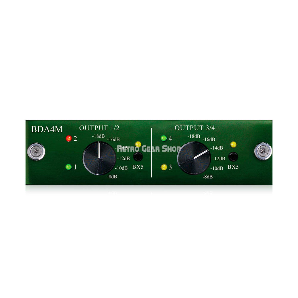 Burl Audio BDA4M for B16 Mastering Grade 4 Channel DAC Card with Attenuation, Switchable BX5 Transformers