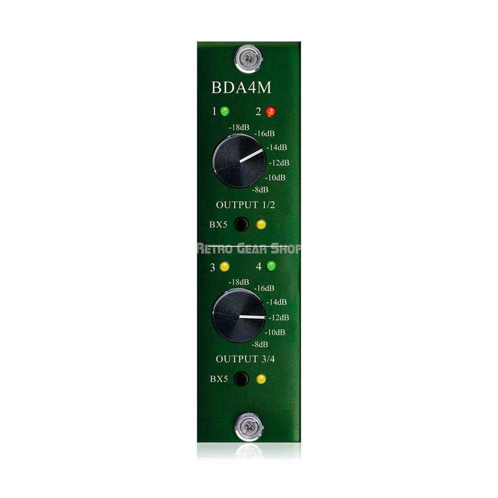 Burl Audio BDA4M for B80 Mastering Grade 4 Channel DAC Card with Attenuation, Switchable BX5 Transformers