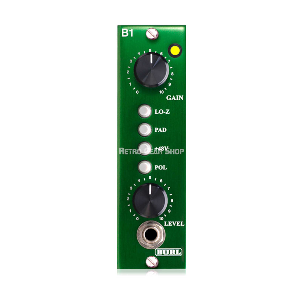 Burl Audio B1 Microphone Pre Amp / DI 500 Series with BX2 Nickel Output Transformer