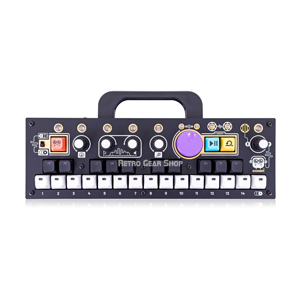 Chompi Club CHOMPI Sampler + Tape Music Instrument Classic Black