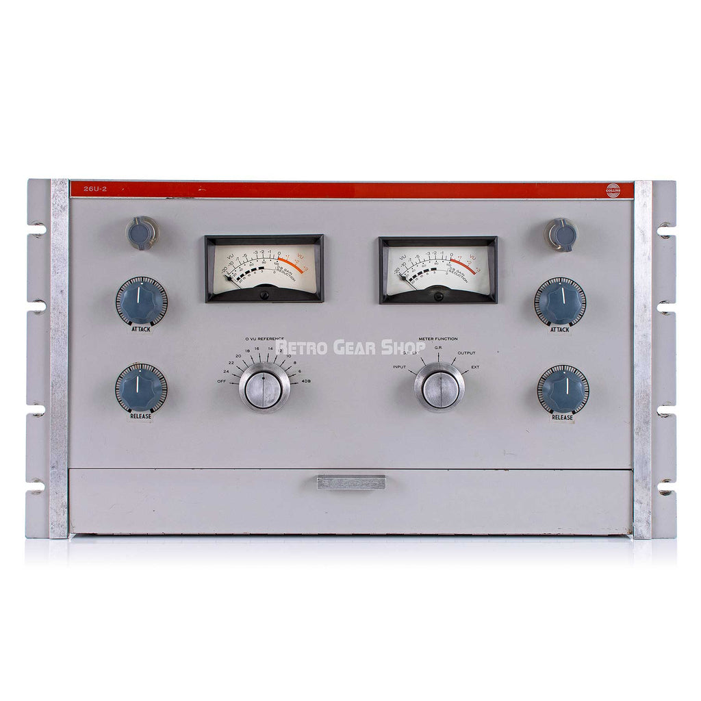 Collins 26U-2 Stereo Peak Tube Limiter Compressor Analog Vintage Rare