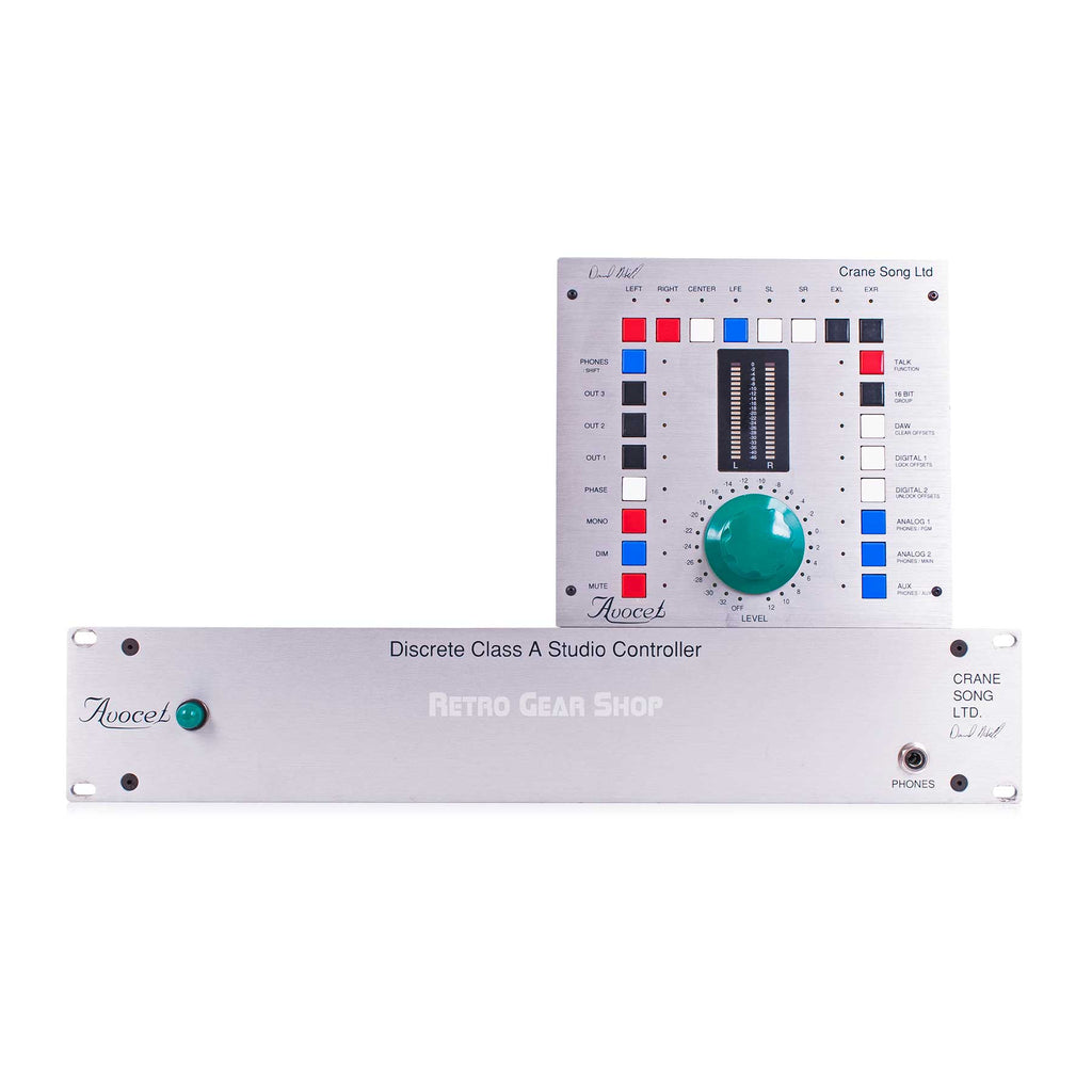 Crane Song Avocet Stereo Monitor Controller Rack with Remote