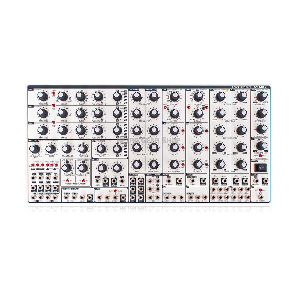Cwejman S1 Mk2 Semi-Modular Monophonic Analog Synthesizer