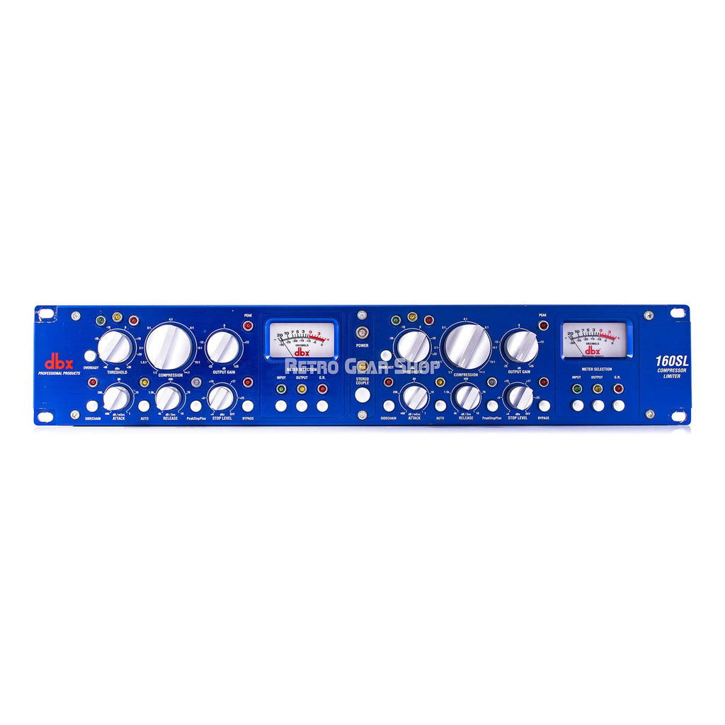 DBX 160SL Stereo Compressor Limiter Blue
