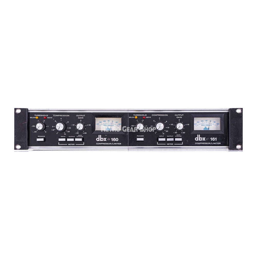 DBX Model 160VU and 161 Compressor Limiter