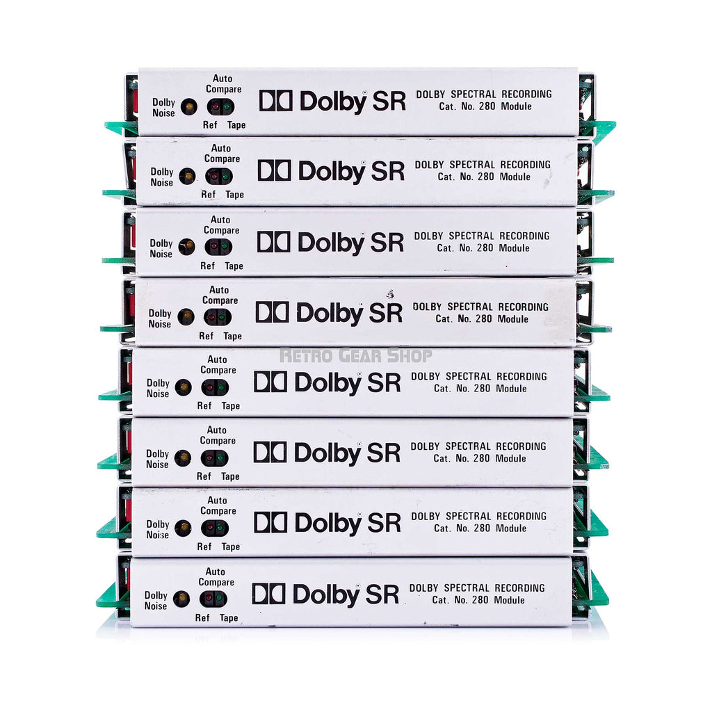 Dolby SR Cat280 Cards Noise Reduction Vintage Rare