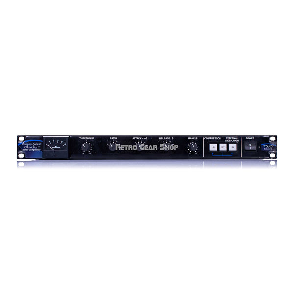 Dramastic Audio Obsidian Stereo Analog Bus Compressor TXIO Enhanced 19" Rack Version Used
