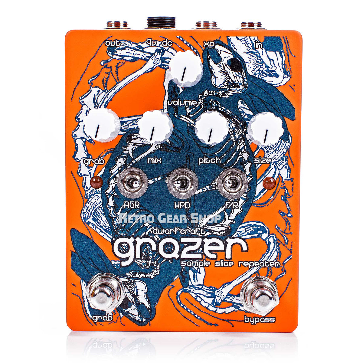 granular effect pedal Dwarfcraft Devices Grazer Granular Repeater Glitch Guitar Pedal– Retro Gear Shop