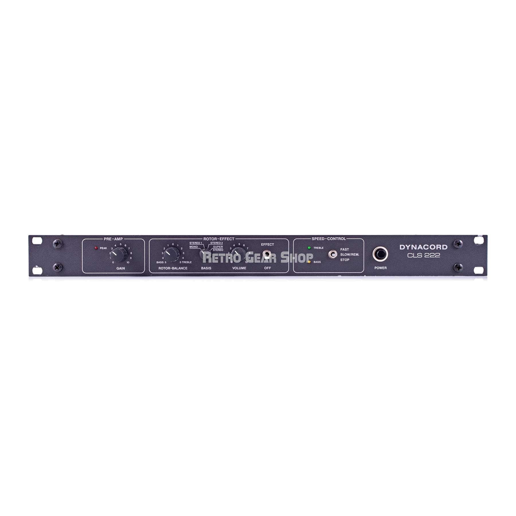 Dynacord CLS-222 with Footswitch Leslie Speaker Simulator Vintage