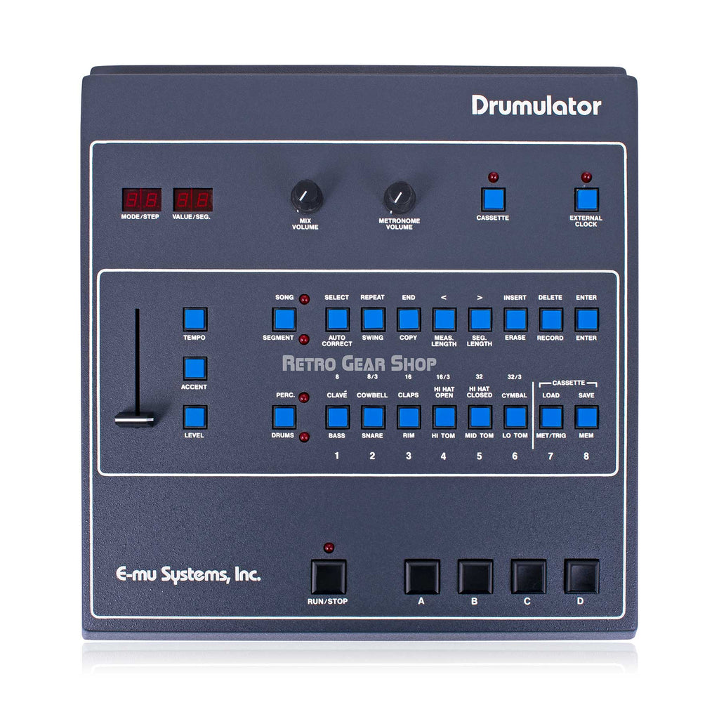 E-MU Systems Drumulator Model 7000 Vintage Drum Machine with Hard Case