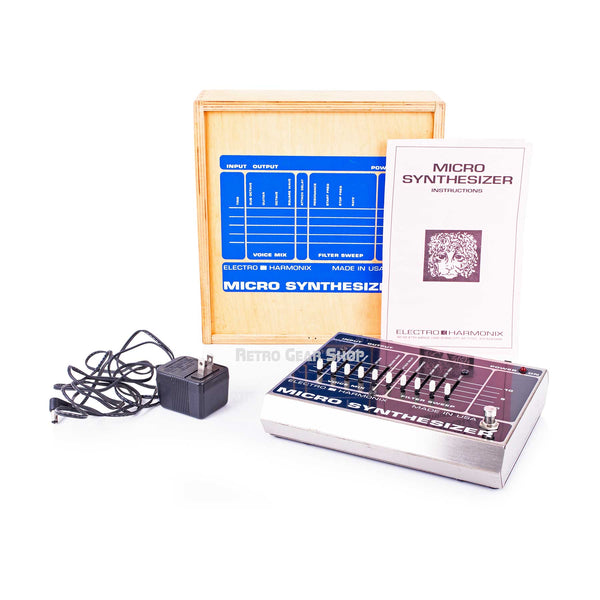 EH Electro Harmonix Micro Synthesizer Analog Guitar Microsynth Vintage Rare