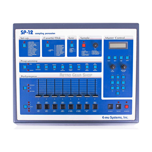 Emu Systems SP-12 Sampling Percussion 8-Voice SP12 Drum Sampler Vintage Rare