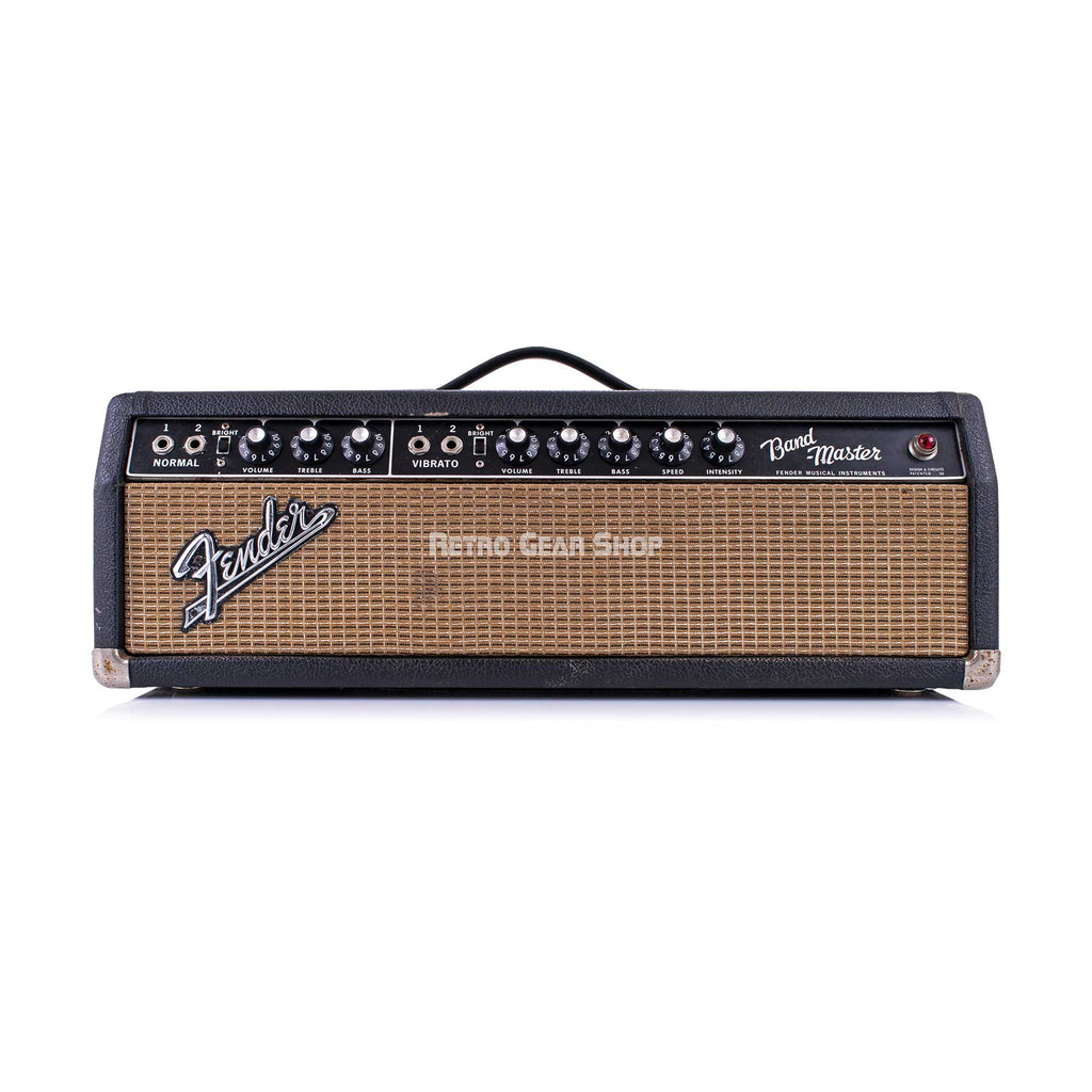 Fender Bandmaster Black Panel AB763 1966 Amplifier Head