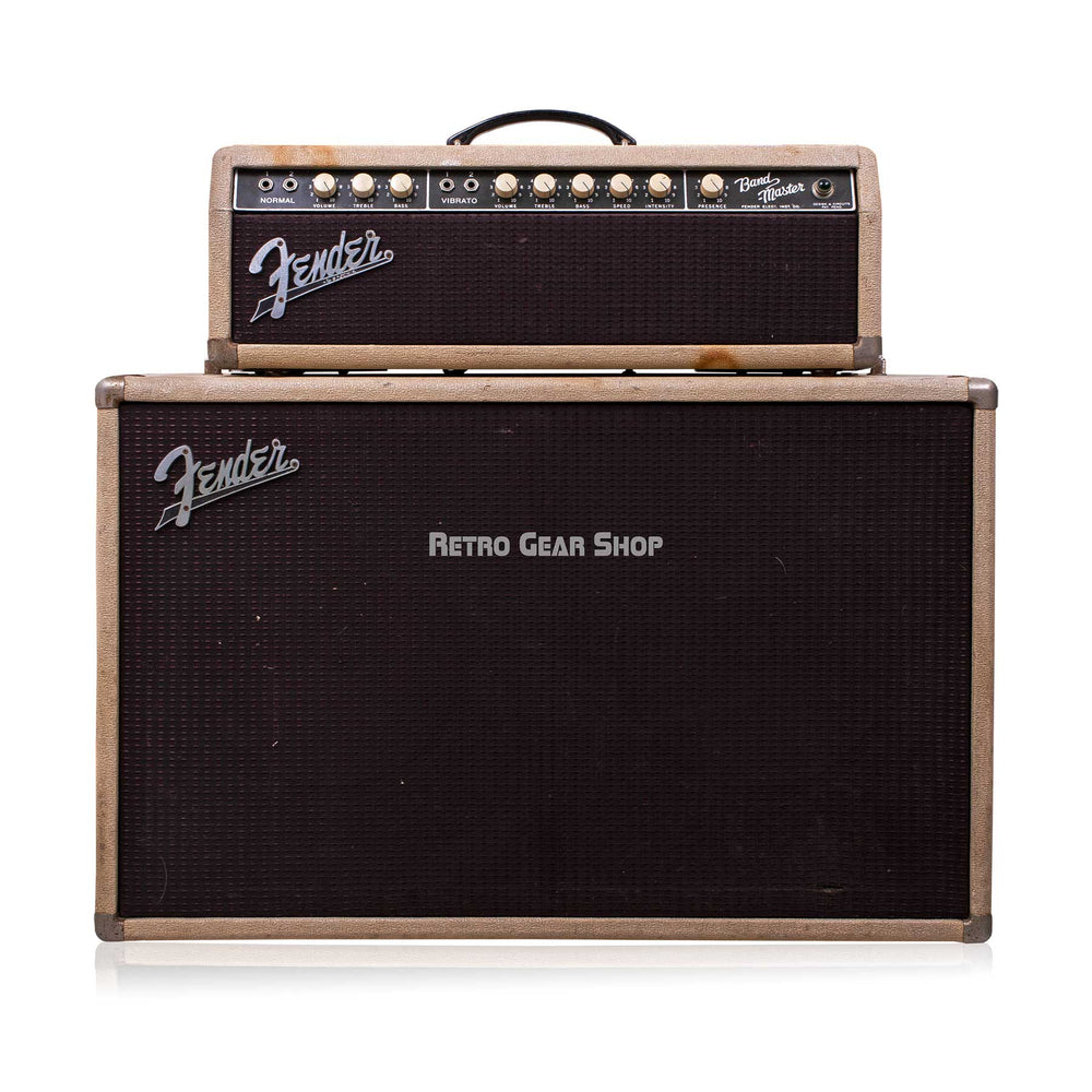 Fender Bandmaster 1962 Guitar Amp Head and Speaker Cabinet As-is