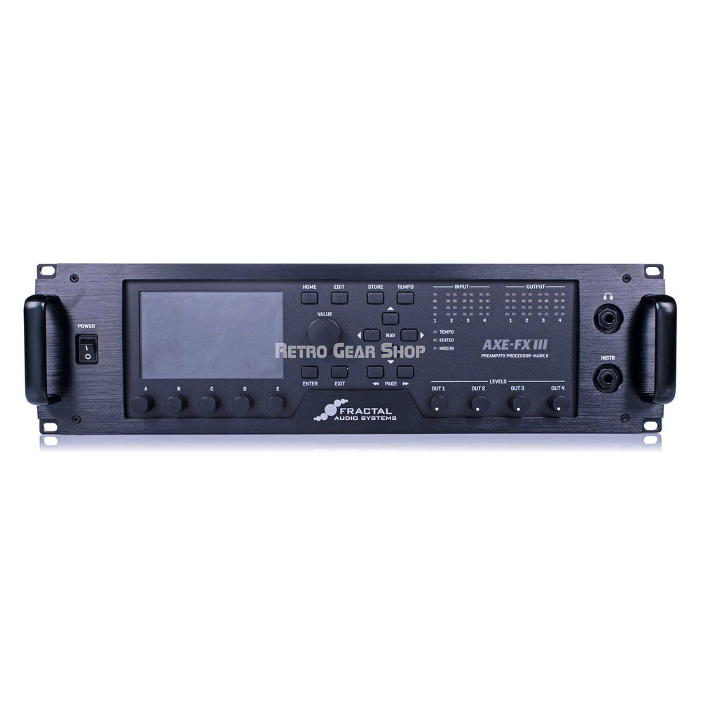 Fractal Audio Axe-Fx III Mark II Turbo Preamp & FX Processor + FC-12 Mark II Foot Controller