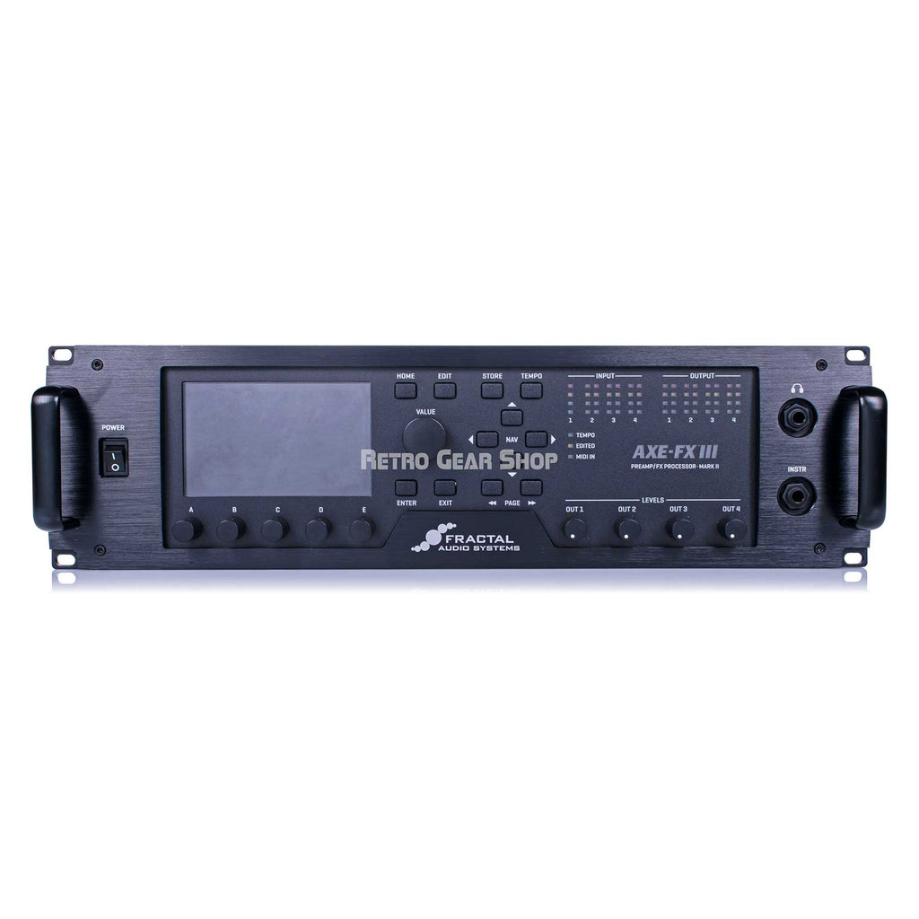 Fractal Audio Axe-Fx III Mark II Turbo Preamp & FX Processor + FC-12 Mark II Foot Controller