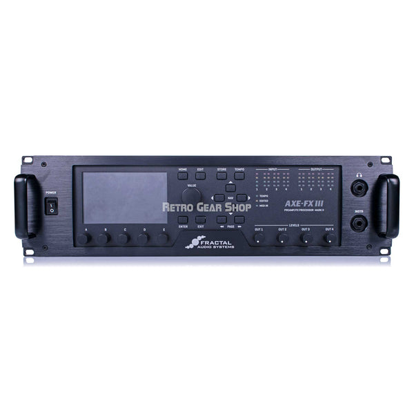 Fractal Audio Axe-Fx III Mark II Turbo Preamp & FX Processor + FC-12 Mark II Foot Controller