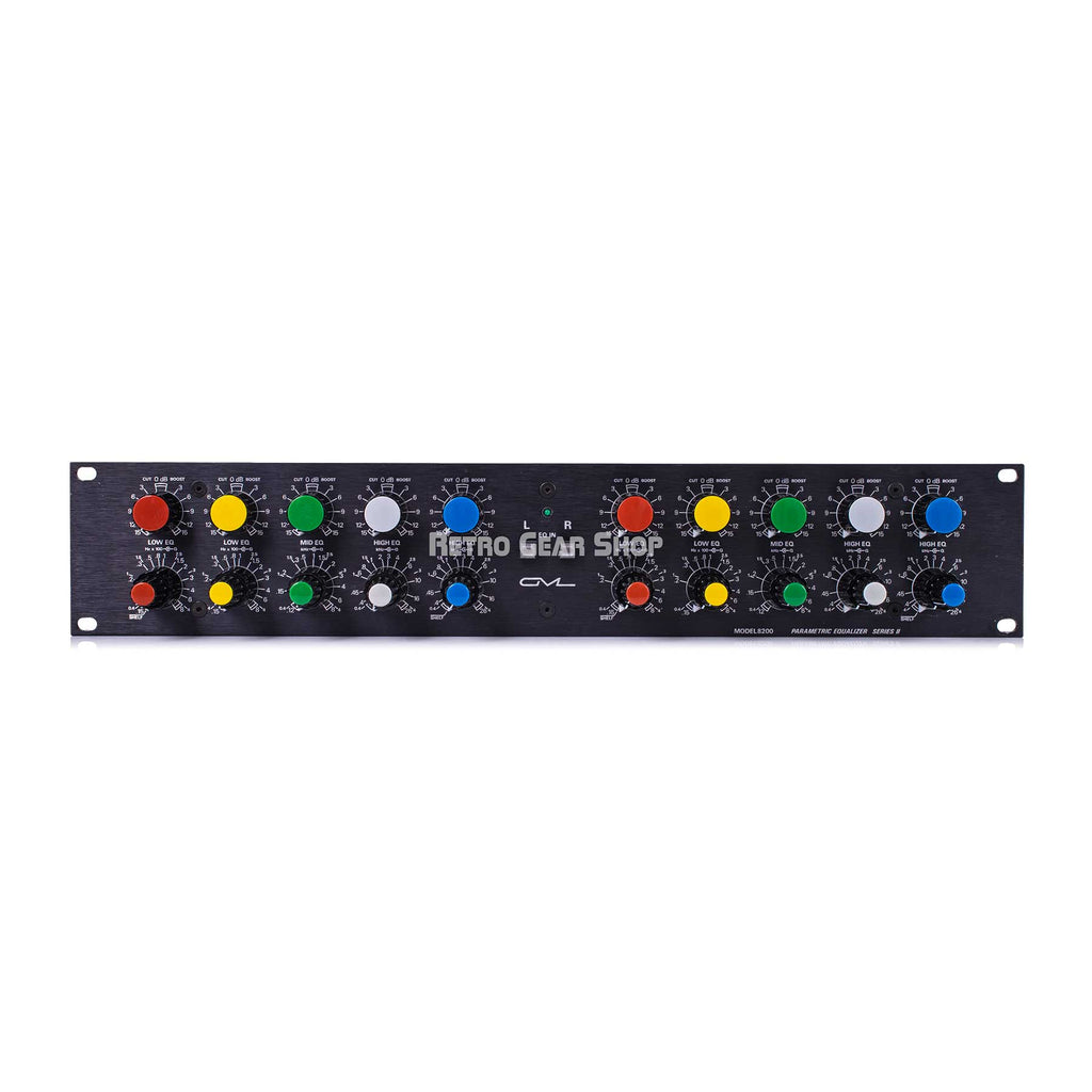 GML 8200 2-channel 5-band Parametric Analog Equalizer with 8355 Power Supply