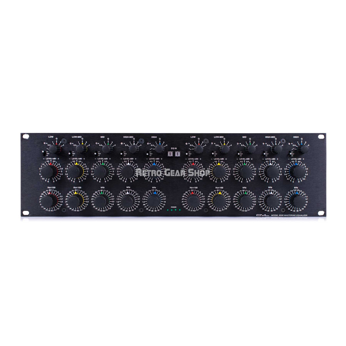 GML 9500 Stereo Mastering Equalizer 5-Band Parametric EQ– Retro 