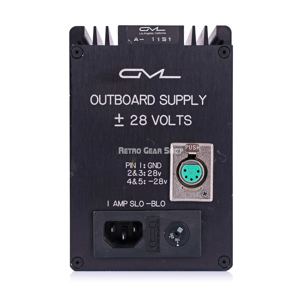 GML OUTBOARD SUPPLY ± 28 VOLTS GML OUTBOARD SUPPLY ± 28 VOLTS GML Outboard Supply +/-28V for GML