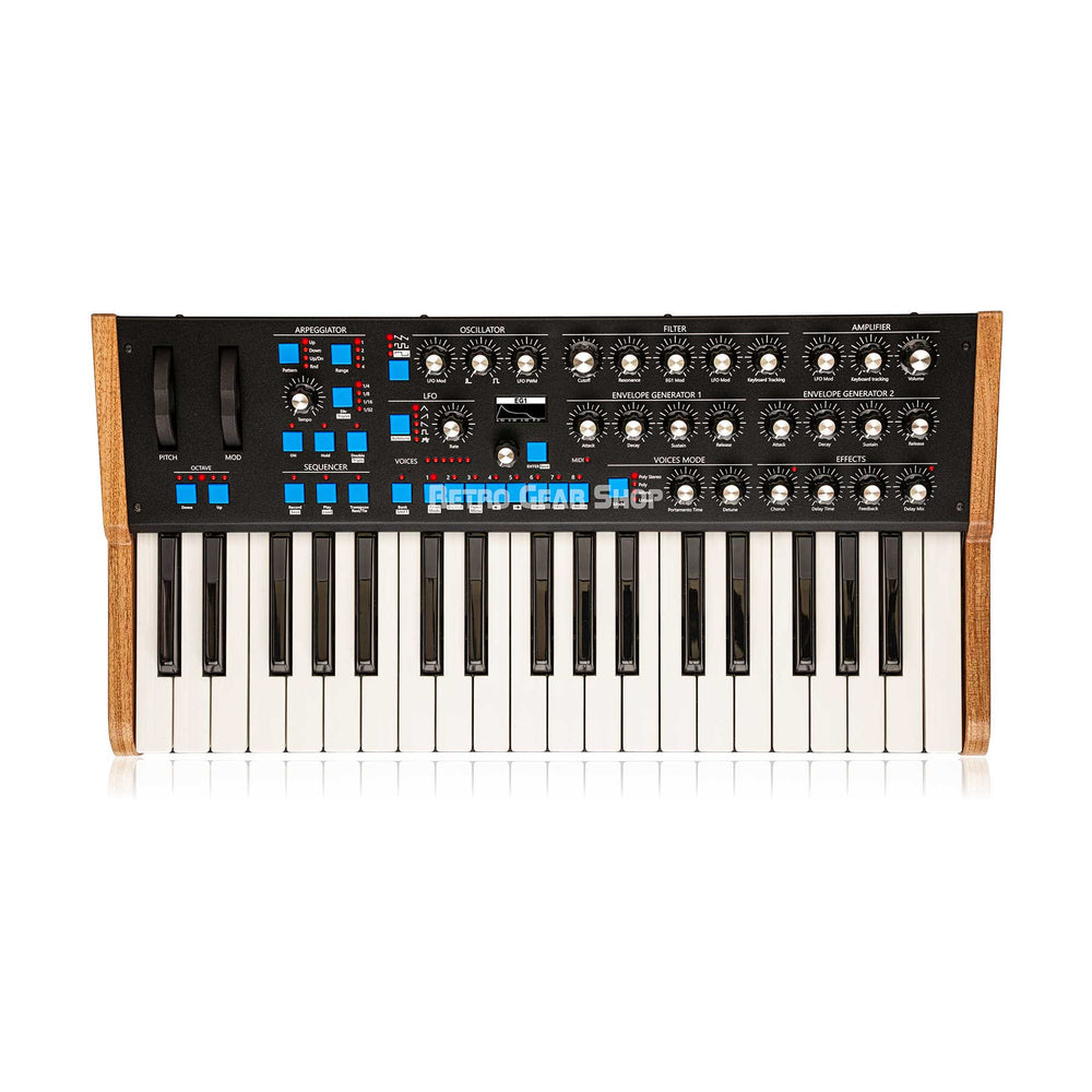 GS Music Bree6 Keyboard Polyphonic Analog Synthesizer Black Open-Box Mint