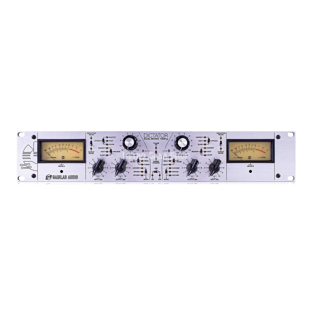 Gainlab Audio Dictator Dual Mono Vari-mu Tube Compressor