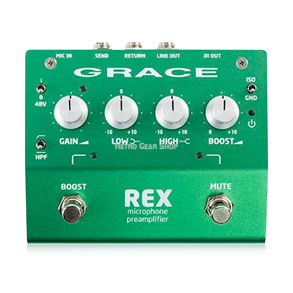 Grace Design REX High Fidelity Mic Preamplifier Pedal