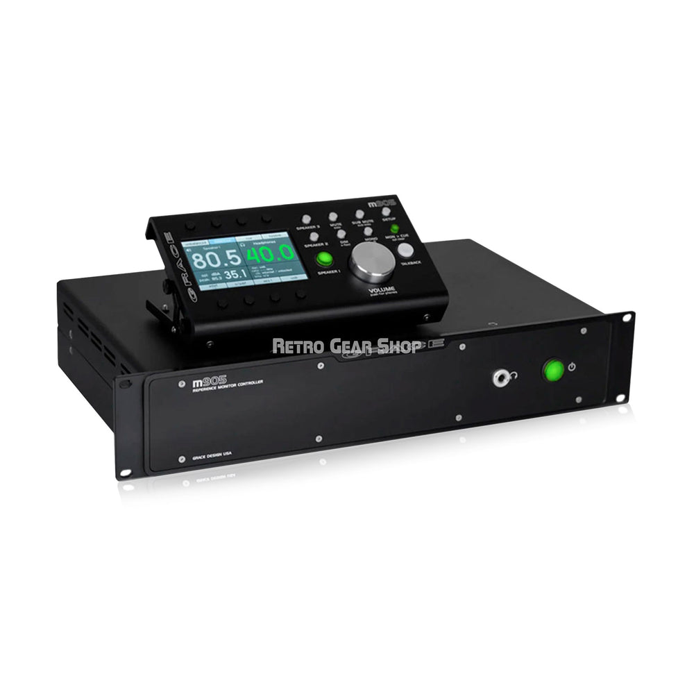 Grace Design m905 Analog Reference Stereo Monitor Controller with Remote Black