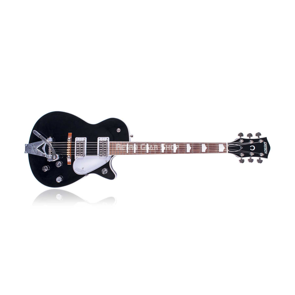 Gretsch G6128T-89VS Vintage Select '89 Duo Jet Black Electric Guitar +  Hardshell Case