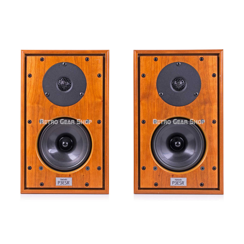Harbeth Monitor P3ESR Loudspeaker Passive Monitor Speaker Pair Cherry Finish