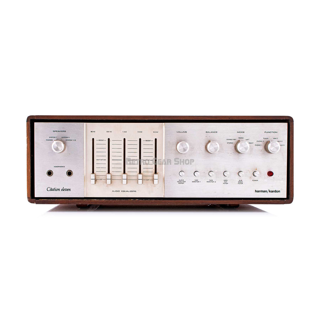 Harman Kardon Citation Eleven 11 Preamp Preamplifier Vintage Rare