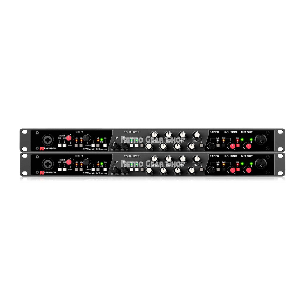 Harrison Audio 32Classic MS Mixstrip Pair Pre-Amp Analog Channel Strip