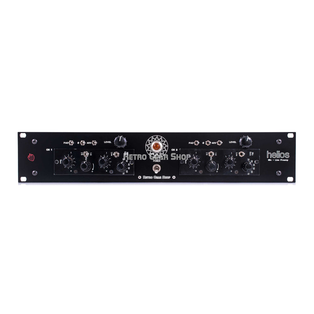 Helios Modules from Strawberry Studios Pair Custom Racked by Retro Gear Shop