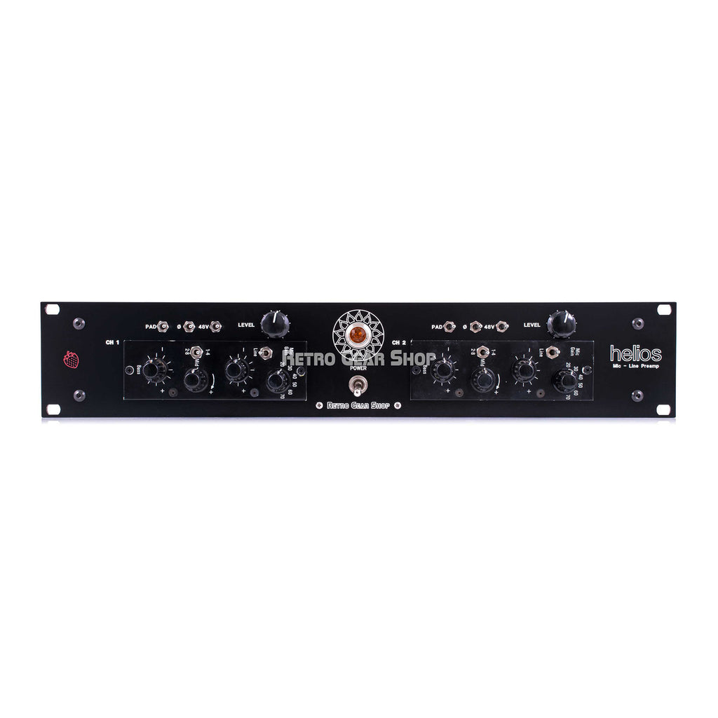 Helios Modules Pair EQ Mic Preamp Vintage Rare Strawberry Studio