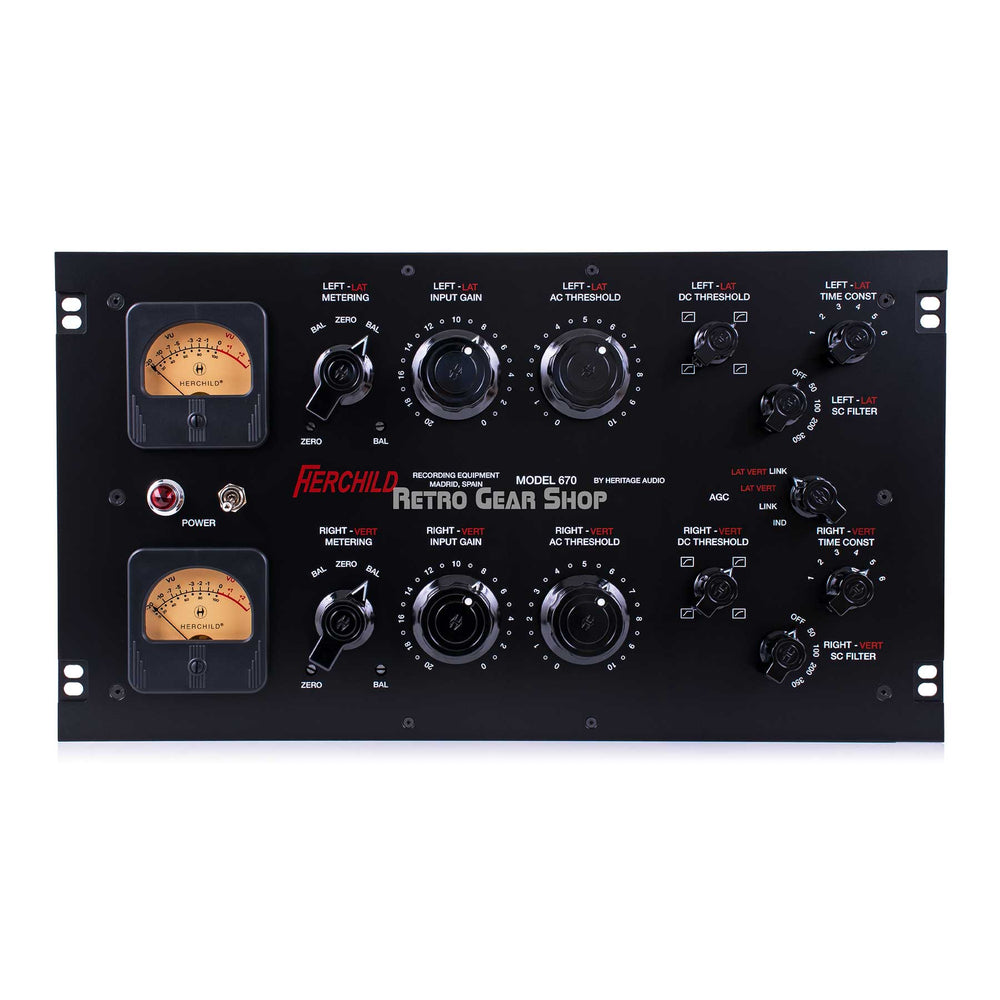 Heritage Audio Herchild Model 670 HA670 Stereo Tube Compressor