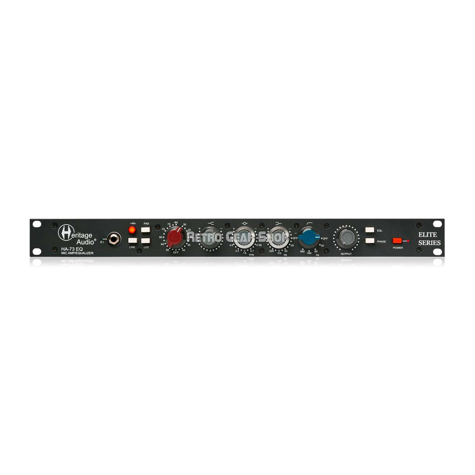 【希少】Heritage Audio HA73 Elite マイクプリアンプ Heritage Audio HA 73 EQ Elite Microphone Preamp / EQ– Retro Gear Shop
